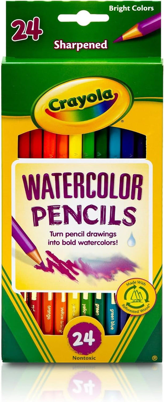 Crayola Watercolor Pencils, 24 Count