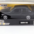 D-Power 1:36 Diecast BMW M3 E30 (1986-1991) Matte Black – Collectible Miniature Car Model
