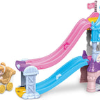 Vtech - Toot-Toot Drivers Enchanted Castle Slide, Disney Princess Playset - Multicolour | with Included Cinderella Vehicle, Lights, Phrases, Songs, Interactive | Ideal for ages 1-5 + up