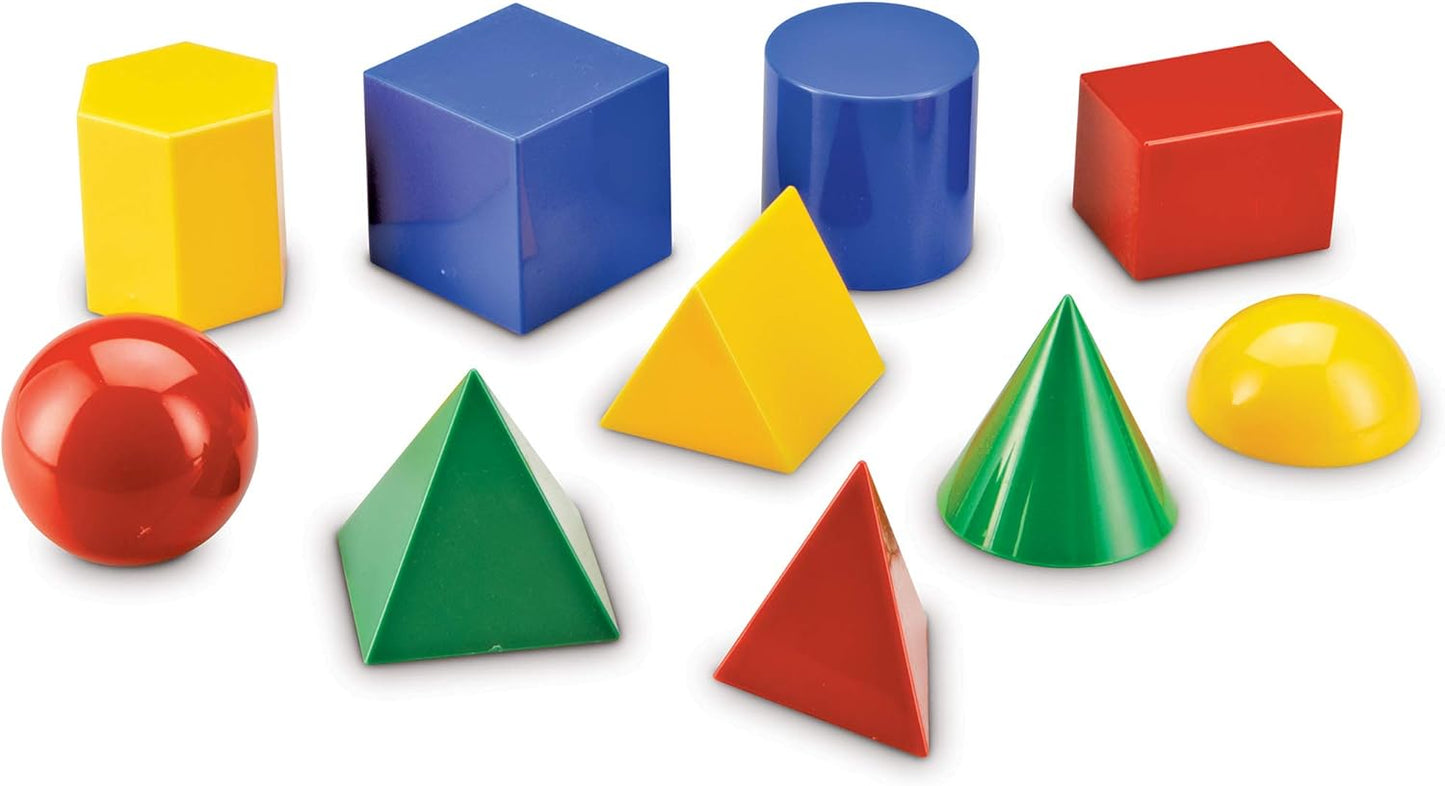 Large Plastic Geometric Shapes