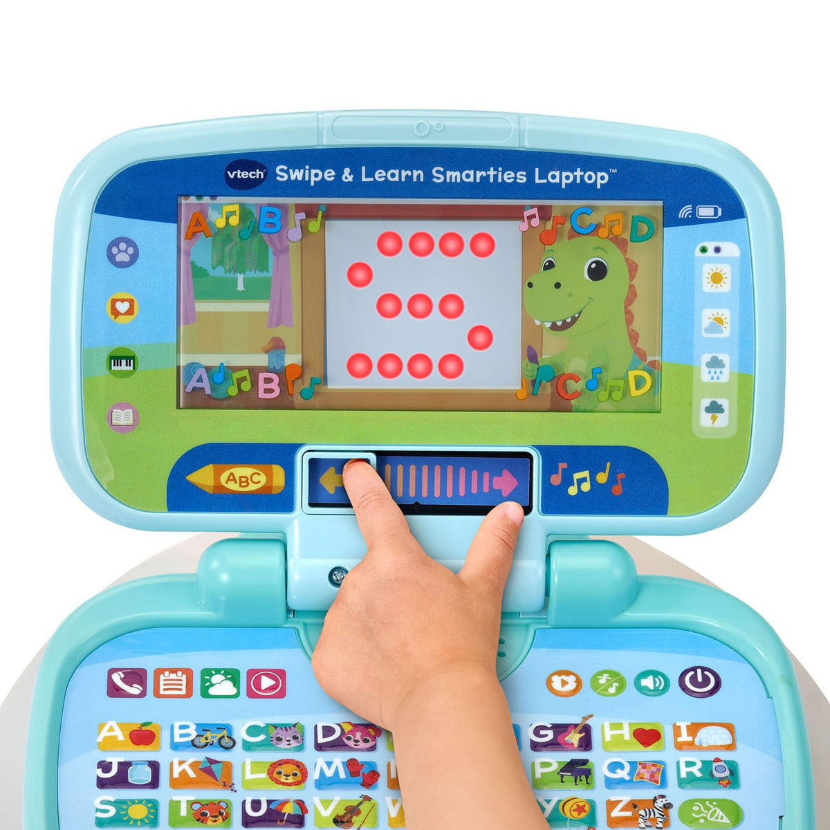 VTech Swipe & Learn Laptop Toy with Sliding Screens, Music & Learning Apps for Toddlers