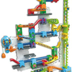VTech Marble Rush Free Fall Vertical Set with Motorized Lift, 84 Pieces & 10 Marbles