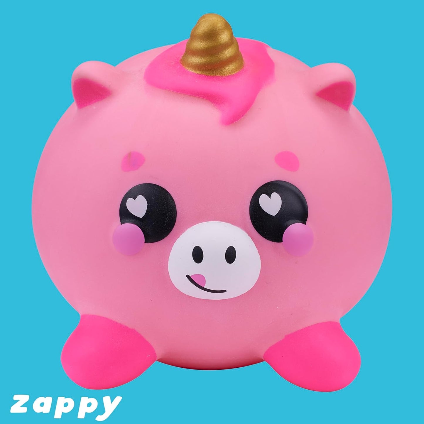 SMOOSHZEES 4.5" LUVZEES UNICORN (ZAPPY)