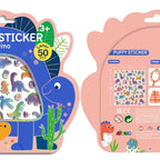 Avenir - Puffy Sticker Dino Multicolor |  activity for kids | Perfect work of art to keep for room decoration or to give as a gift | ages 3+