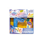Crayola Marker Airbrush - Creative Airbrush for Kids with 8 Washable Felt Tip Pens and 5 Stencils, Educational Toy for Artistic Activities, Ages 6 Years