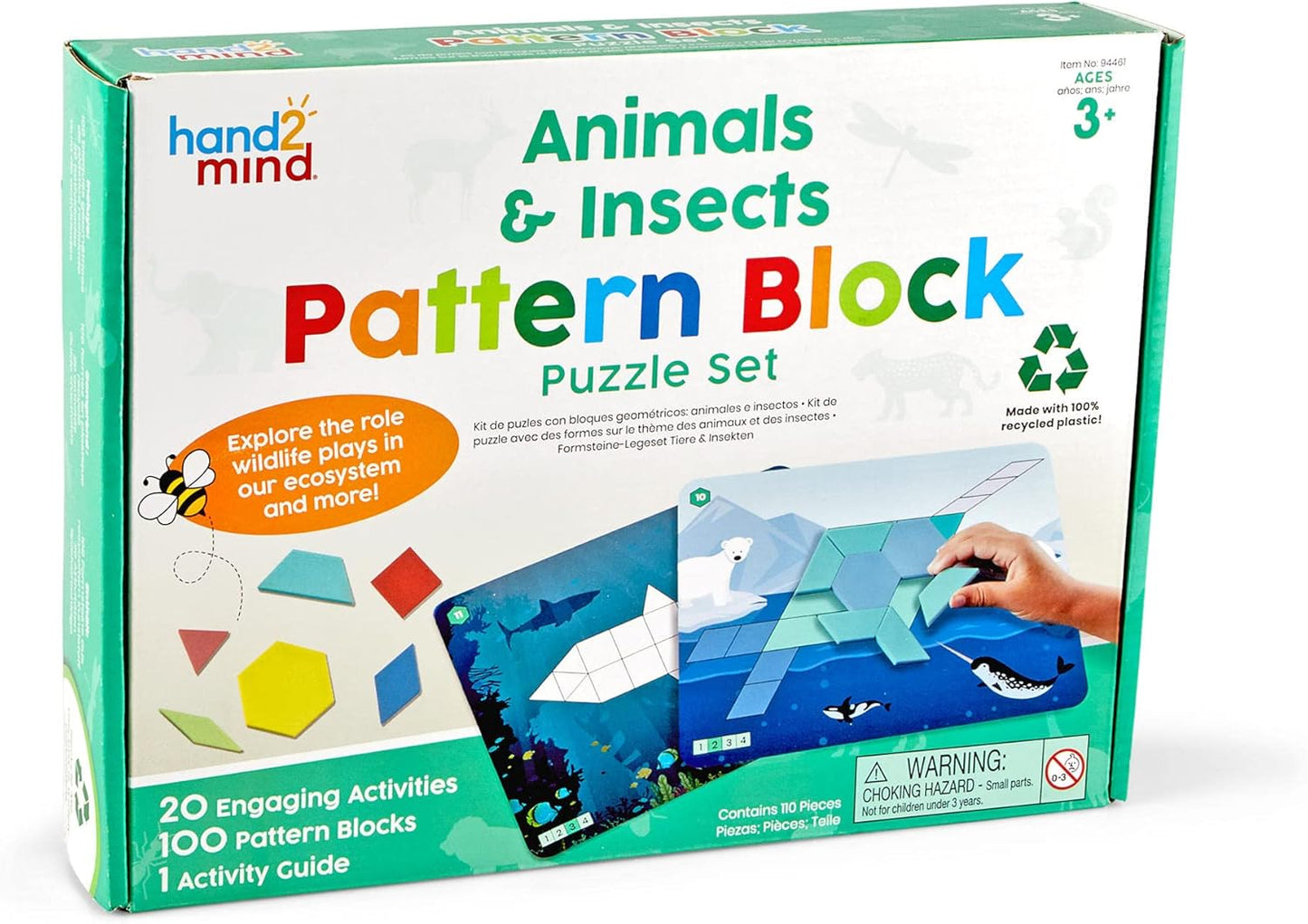 Animals & Insects Pattern Block Puzzle Set