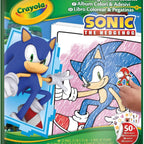 Crayola Sonic the Hedgehog Colouring Book with Stickers – 32 Fun Activity Pages & 4 Sticker Sheets | Kids Creative Colouring Set | Perfect Gift for Boys & Girls Ages 3+