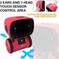 Mini Smart Robot Toy for Kids – Voice-Controlled Interactive Talking Robot with Lights & Sounds, Educational Toy for Boys & Girls Ages 3+ (Red)