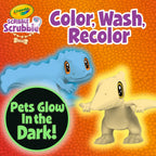 Crayola Scribble Scrubbie Pets Dinosaur Glow Combo Pack, Dinosaur Toys for Kids, Ages 3+