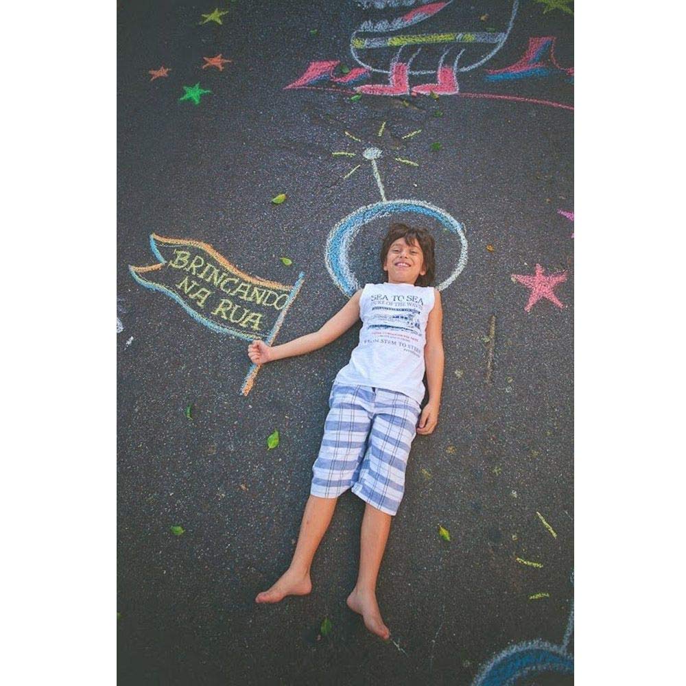 Crayola Washable Sidewalk Chalk – 10 Vibrant Colors, Long-Lasting Outdoor Chalk Set for Kids, Non-Toxic & Easy to Clean