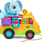 VTech Learn & Rescue Elephant Truck | Interactive Pull-Along Rescue Vehicle with Plush Elephant | Lights, Music & Role-Play Learning | Toddler Toy for Ages 12–36 Months