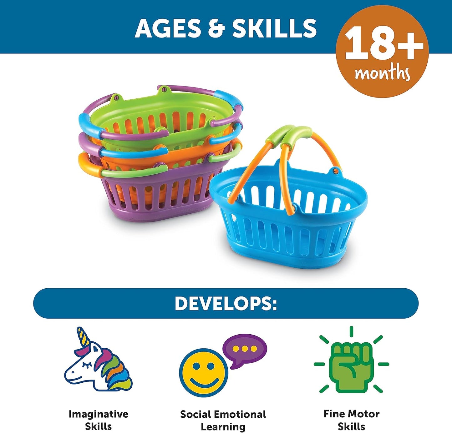 LR-NEW SPROUTS™ STACK OF BASKETS