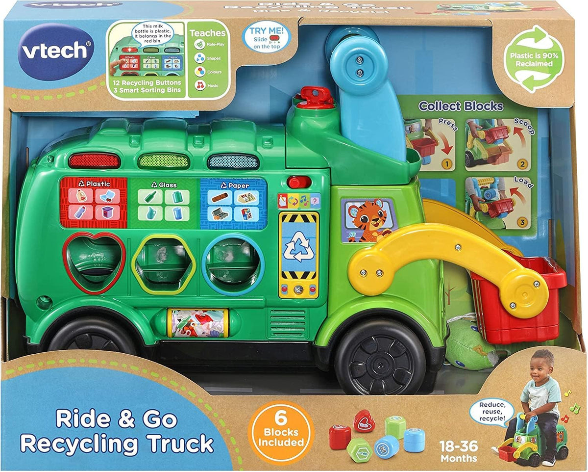 Vtech Ride & Go Recycling Truck