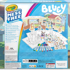 Crayola - Color Wonder, Activity Set 40+ pieces, with coloring pages, stain-free felt-tip pens, stickers, pop-up figures, Bluey, creative activity for kids, age 3,4,5 years