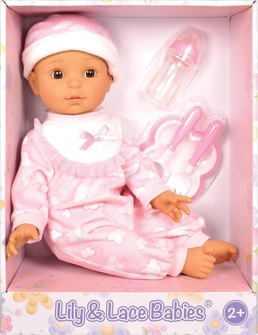 Lotus - 16" inch, Soft-bodied Baby Doll – Asian (No Hair)