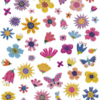 Avenir - Puffy Sticker  Garden  Multicolor |  activity for kids | Perfect work of art to keep for room decoration or to give as a gift | ages 3+