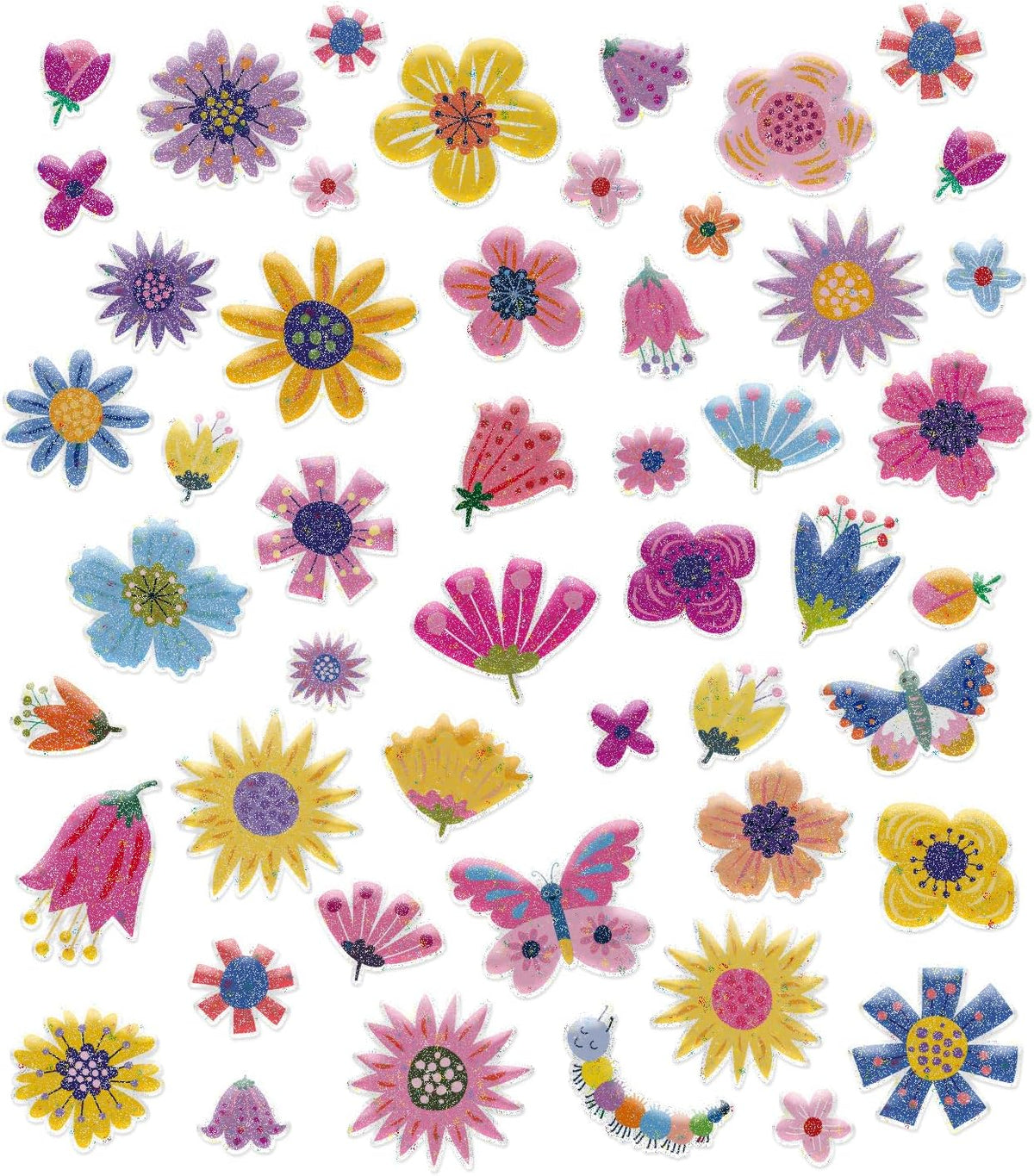 Avenir - Puffy Sticker  Garden  Multicolor |  activity for kids | Perfect work of art to keep for room decoration or to give as a gift | ages 3+