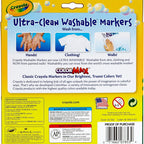 Crayola 10CT Ultra Clean Washable Bold,Broad Line,CMax Mkr