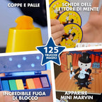 Marvin’s Magic Deluxe Edition – 225 Amazing Magic Tricks Set for Kids, Complete Magician Kit with Props, Cards & Video Instructions
