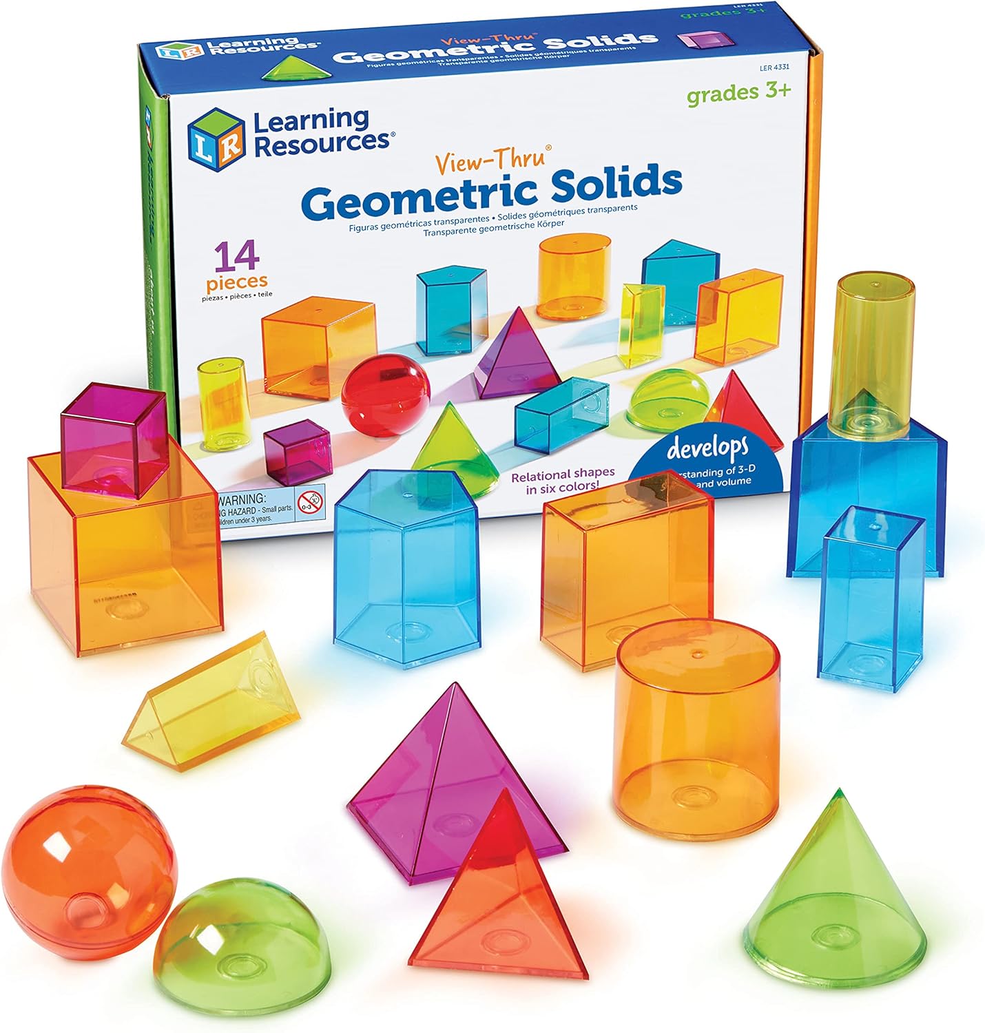 View-Thru® Geometric Solids (Set of 14)
