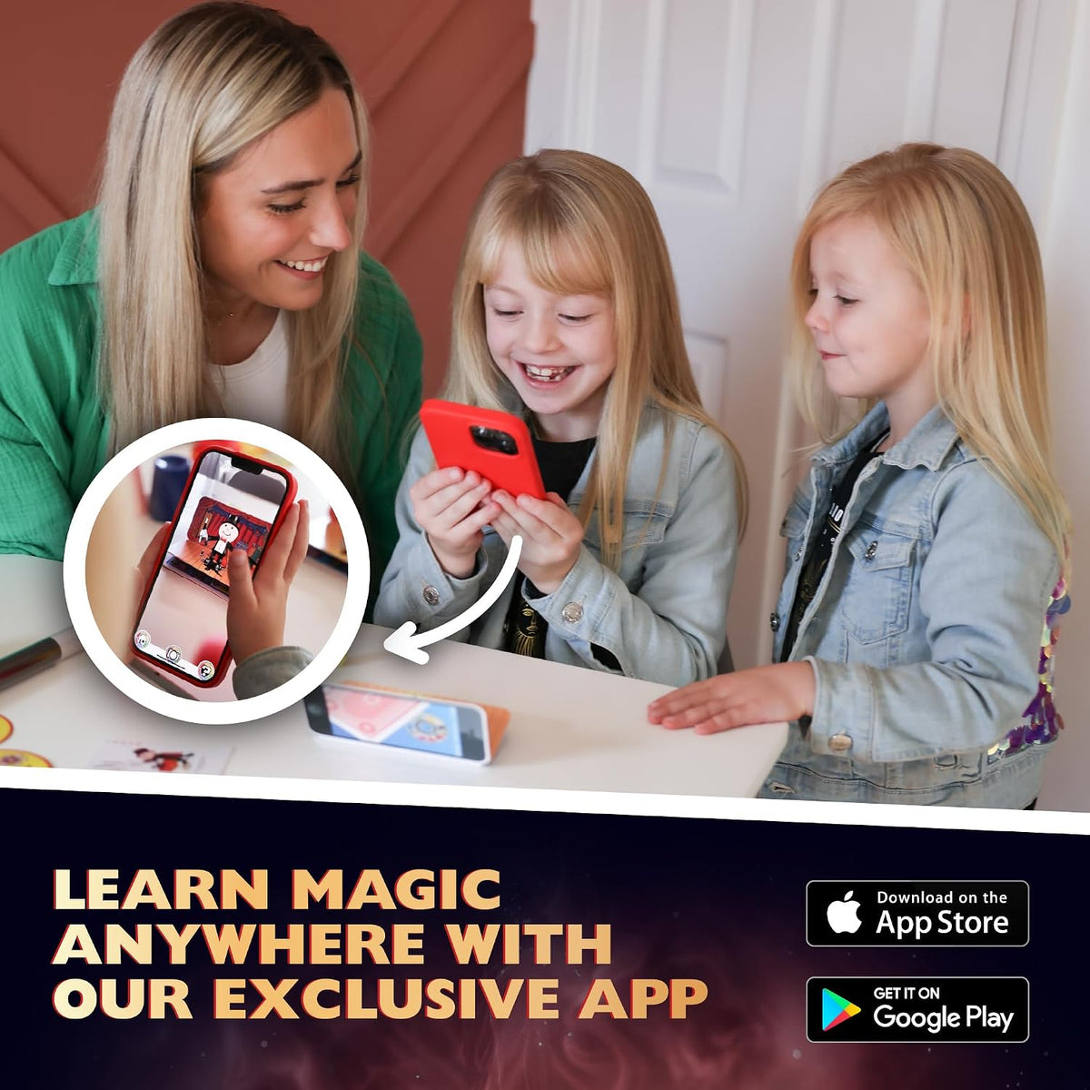 Marvin’s Magic 50 Amazing Magic Tricks Gift Tin – Kids Magic Set with Card, Coin & Mind Reading Tricks, Easy-to-Learn Magic Kit for Ages 8+