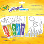 Crayola - Whipped Paint Kit, 15 Changeable Pints tips, 3 Unique Style ( Multicolour) 5+| LESS-MESS PAINTING | 3D ART | GIFT FOR BOYS & GIRLS Ages 5+