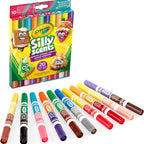 Crayola Silly Scents Scented Markers – Pack of 10 Double-Tip Washable Pens with 20 Colours & Fragrances | Maxi Felt Tips for Kids Drawing, School & Creative Fun Ages 3+