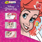 Crayola - POPS 3D Activities Set Colouring and Creating 3D Pictures | Creative Activity and Gift for Children, Theme Disney Princess, | Ideal for gift ages from 6 Years