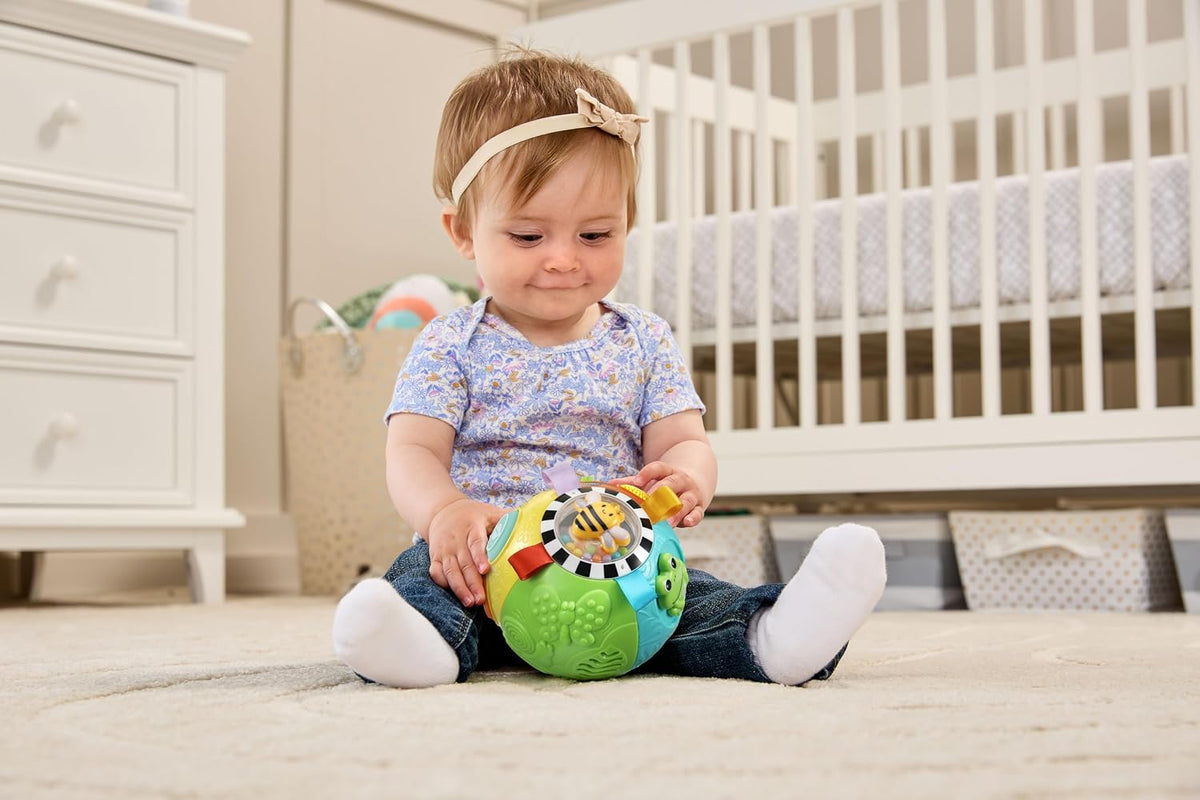 VTech Animal Discoveries Ball – Interactive Learning Toy for Babies | Light-Up Musical Activity Ball with Sounds, Textures & Shapes | Develops Motor Skills, Colors & Animal Recognition