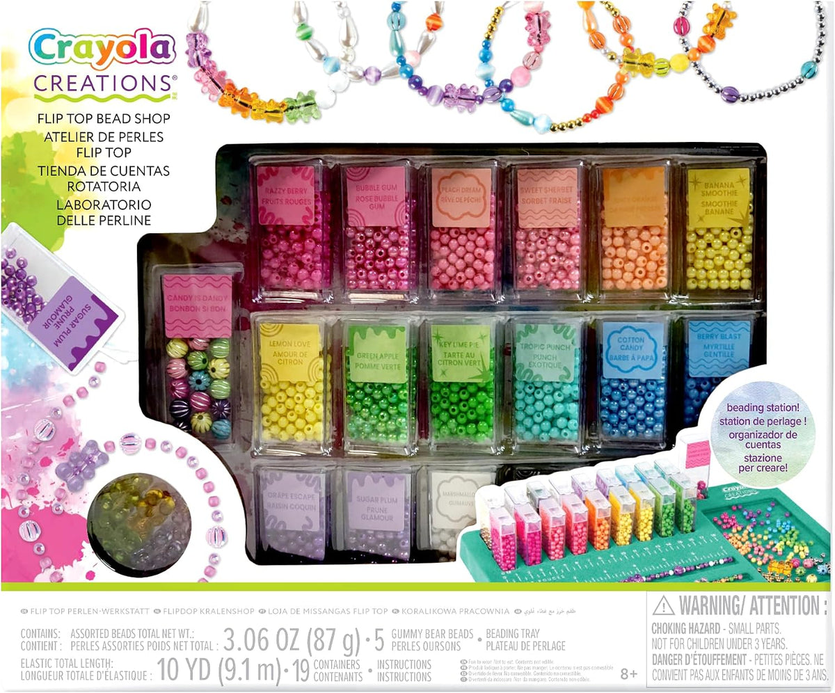 Crayola Creations Bead Laboratory Set – 2500-Piece Jewelry Making Kit for Girls | DIY Bracelet & Necklace Craft Set, Creative Gift for Kids Ages 8+