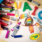 Crayola Pip-Squeaks Telescoping Marker Tower – 50 Washable Mini Markers for Kids | Compact 3-Tier Storage, Easy to Clean, Non-Toxic Art Supplies for Creative Drawing & Coloring