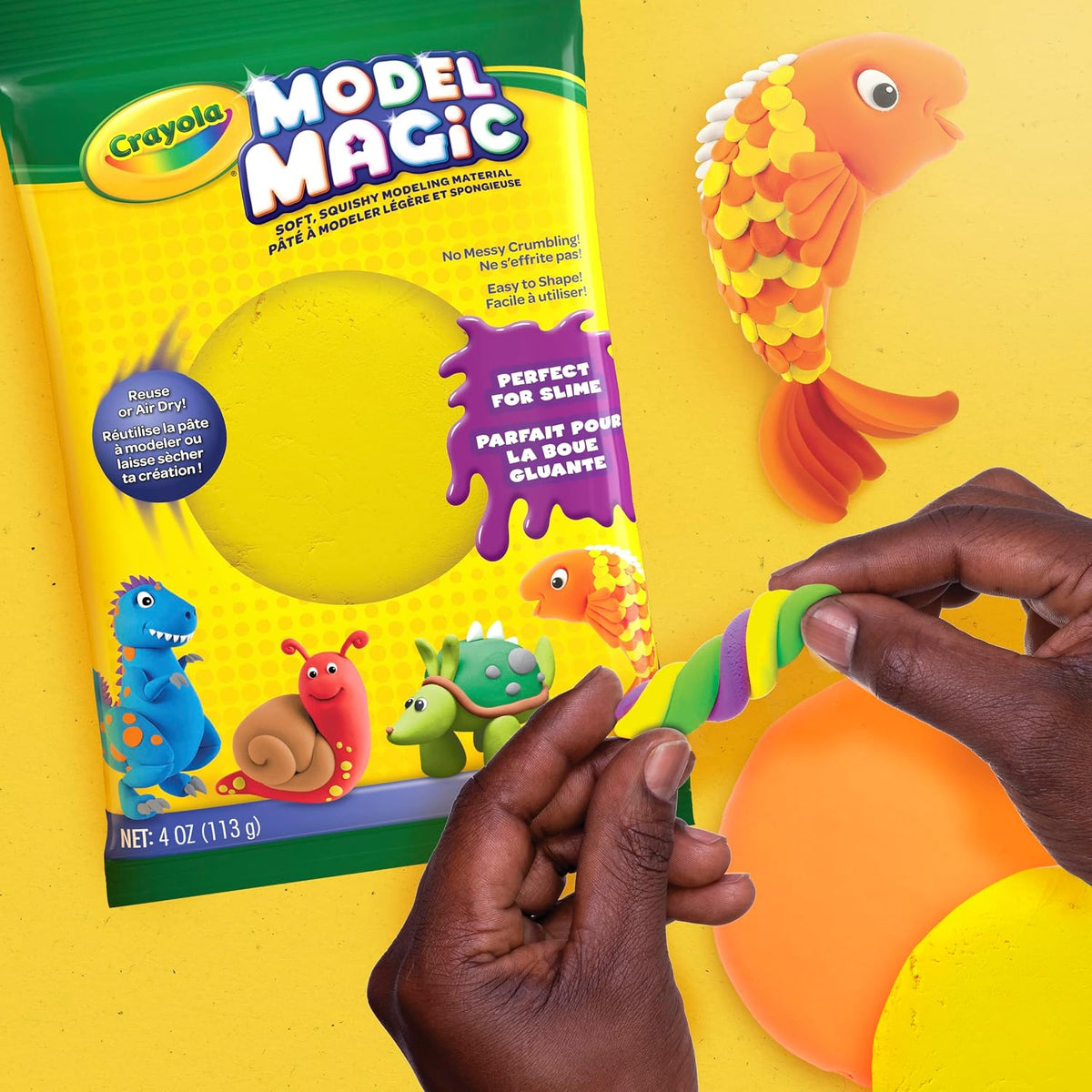 Crayola MODEL MAGIC -  YELLOW  SACHET 113GRAMS