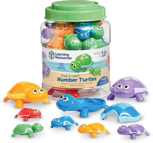 LR-Snap-n-Learn™ Number Turtles