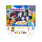 CRAYOLA - Washimals Paw Patrol Activity Set with 4 Puppies, 6 Washable Markers, 40 Stickers and Brush, Toy and Gift for Children, from 3 Years