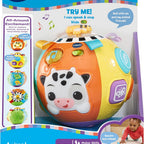 VTech Animal Discoveries Ball – Interactive Learning Toy for Babies | Light-Up Musical Activity Ball with Sounds, Textures & Shapes | Develops Motor Skills, Colors & Animal Recognition