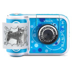VTech - KidiZoom PrintCam | Digital Camera For Children | Electronic Toy Camera, Click & Print | Photos & Video For Kids Aged 3, 4, 5, 6, 7, 9 Years Old - Blue