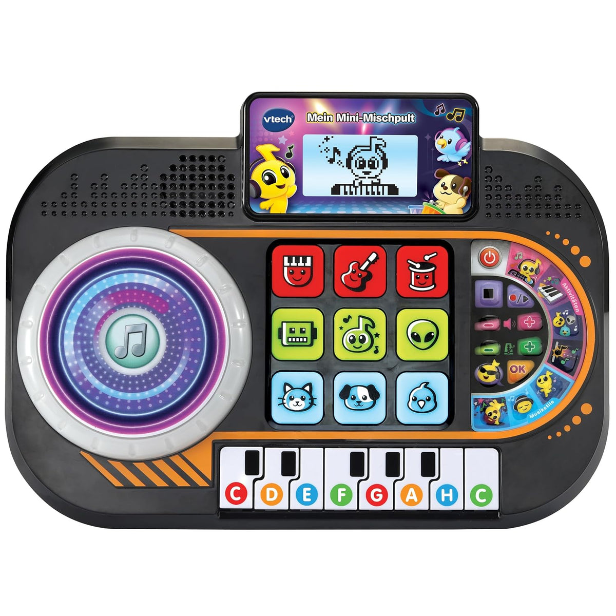 VTech Mix It Up DJ Mixer | Interactive Music Toy with Sounds, Games & Recording | Piano Keys, Turntable & Light Effects | Kids DJ Toy for Creative Play
