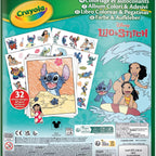 Crayola Lilo & Stitch Sticker Colouring Book – 32 Fun Activity Pages with 4 Sheets of Stickers | Kids Colouring & Activity Set | Creative Gift for Children Ages 3+