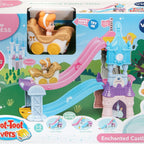 Vtech - Toot-Toot Drivers Enchanted Castle Slide, Disney Princess Playset - Multicolour | with Included Cinderella Vehicle, Lights, Phrases, Songs, Interactive | Ideal for ages 1-5 + up