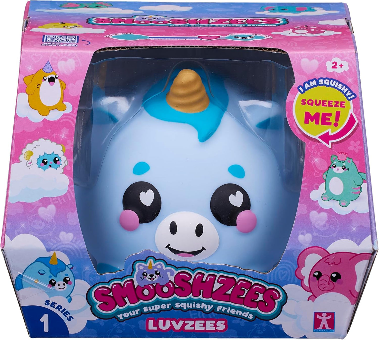 SMOOSHZEES 4.5'' LUVZEES UNICORN (BOLTZ)