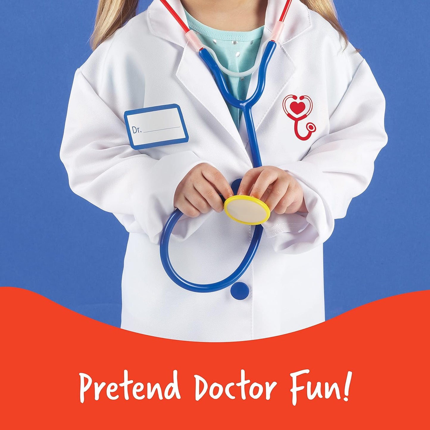 Learning Resources Doctor Play Set, Doctor Kit for Kids, Pretend Play, Imagination Play, 3 Pieces, Ages 3+