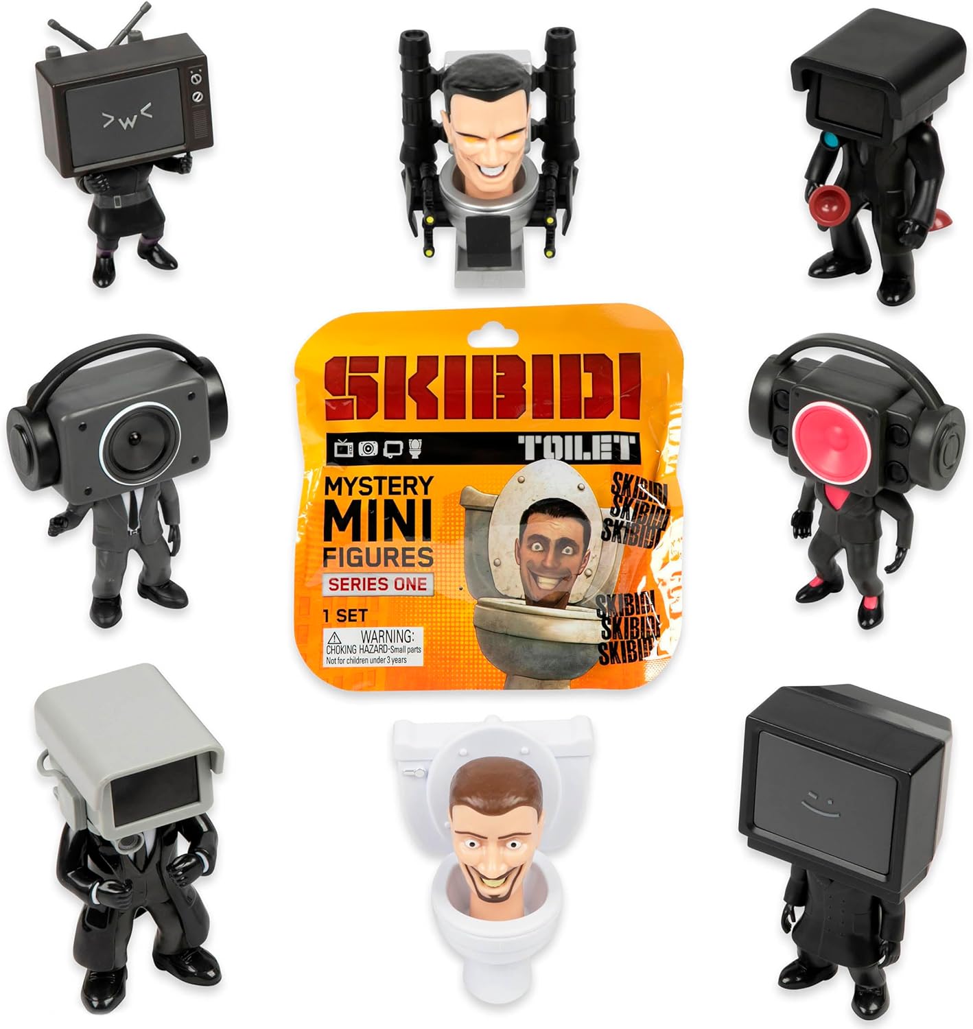 Series 1 | Skibidi Toilet Mini Mystery Figures