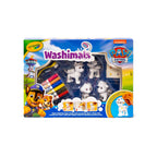 CRAYOLA - Washimals Paw Patrol Activity Set with 4 Puppies, 6 Washable Markers, 40 Stickers and Brush, Toy and Gift for Children, from 3 Years