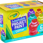6 ct. 2-oz. Glitter Paint Set
