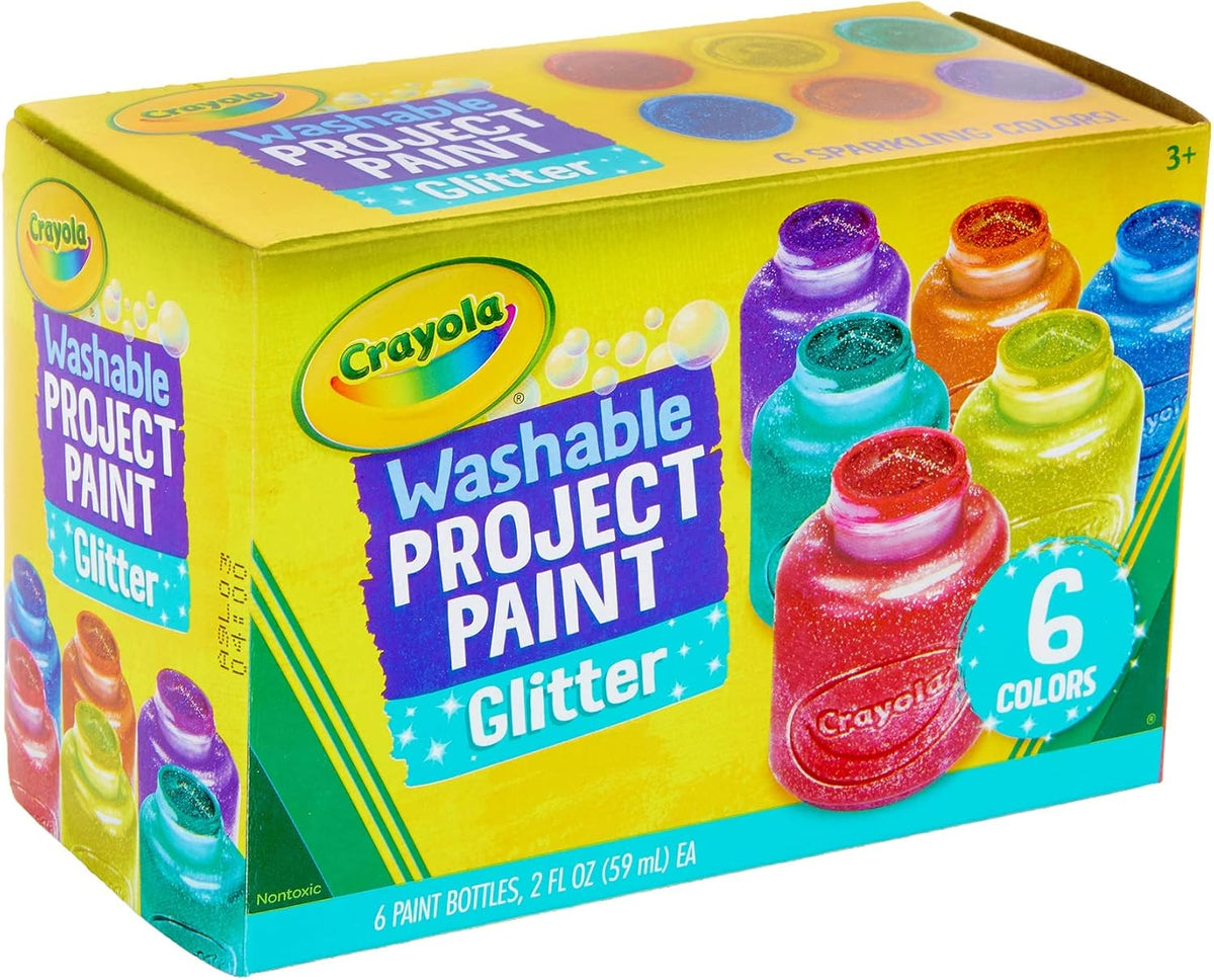 6 ct. 2-oz. Glitter Paint Set