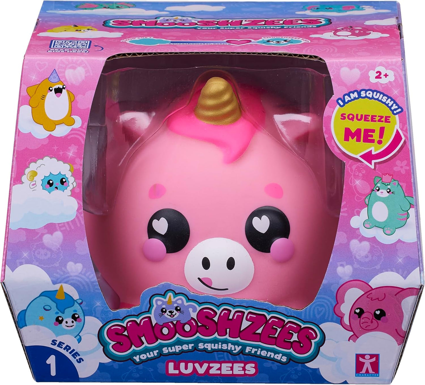 SMOOSHZEES 4.5" LUVZEES UNICORN (ZAPPY)