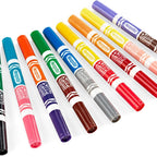 Crayola Silly Scents Scented Markers – Pack of 10 Double-Tip Washable Pens with 20 Colours & Fragrances | Maxi Felt Tips for Kids Drawing, School & Creative Fun Ages 3+