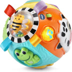 VTech Animal Discoveries Ball – Interactive Learning Toy for Babies | Light-Up Musical Activity Ball with Sounds, Textures & Shapes | Develops Motor Skills, Colors & Animal Recognition