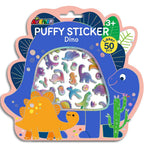 Avenir - Puffy Sticker Dino Multicolor |  activity for kids | Perfect work of art to keep for room decoration or to give as a gift | ages 3+