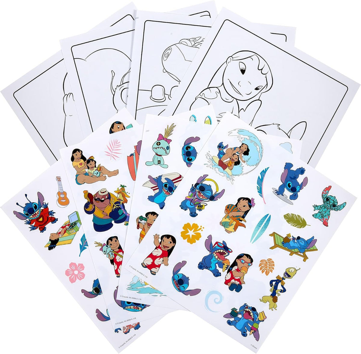 Crayola Lilo & Stitch Sticker Colouring Book – 32 Fun Activity Pages with 4 Sheets of Stickers | Kids Colouring & Activity Set | Creative Gift for Children Ages 3+
